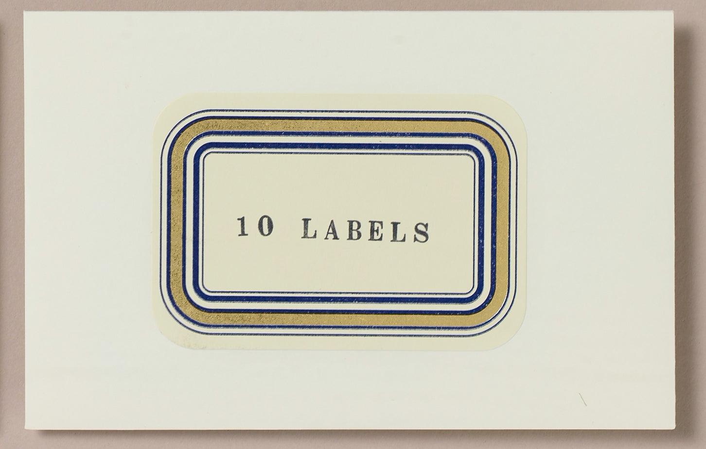 Choosing Keeping Gold Foiled Classic Decorative Labels
