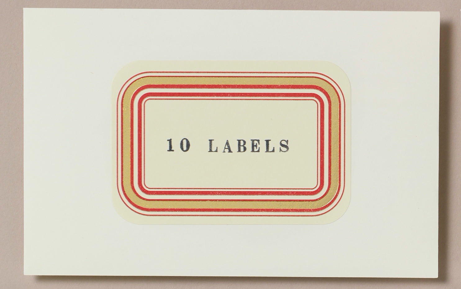 Choosing Keeping Gold Foiled Classic Decorative Labels