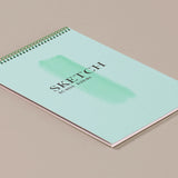 Spiral Bound Green Mixed Media Sketchbook