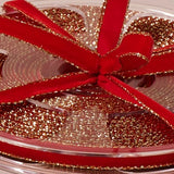 Premium Decorative Ribbon, 10m roll - Retro Gold-edged Velour