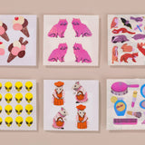 Nostalgic Sticker Sheets, Set 1