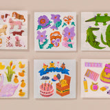 Nostalgic Sticker Sheets, Set 2