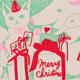 6 Silk Screen Printed Christmas Postcards, Set 2