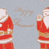 Set of 6 Silk Screen Printed Christmas Postcards, Set 1