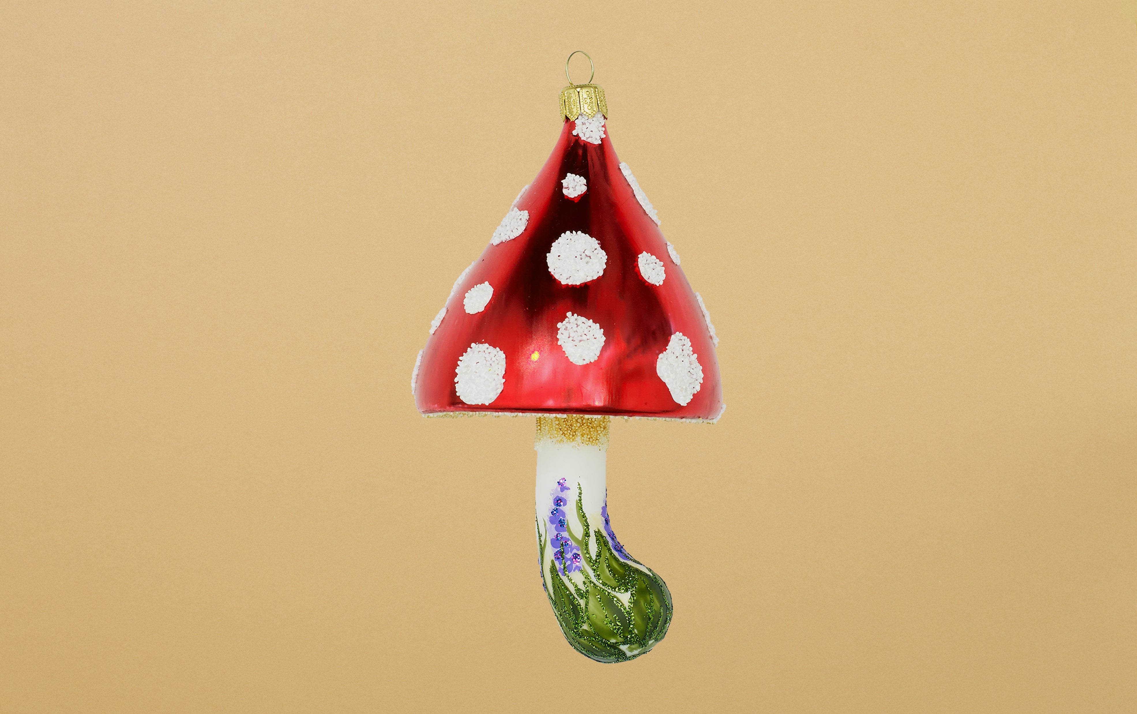 Christmas Ornaments, Red Mushroom