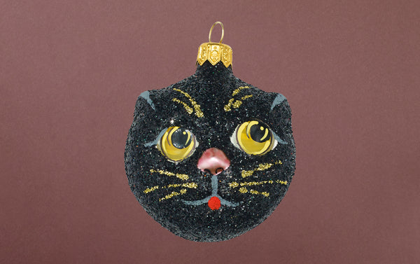 Christmas Ornament, Cat Face