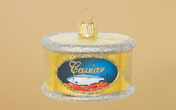 Christmas Ornament, Can of Caviar