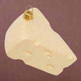 Christmas Ornament, Swiss Cheese Slice