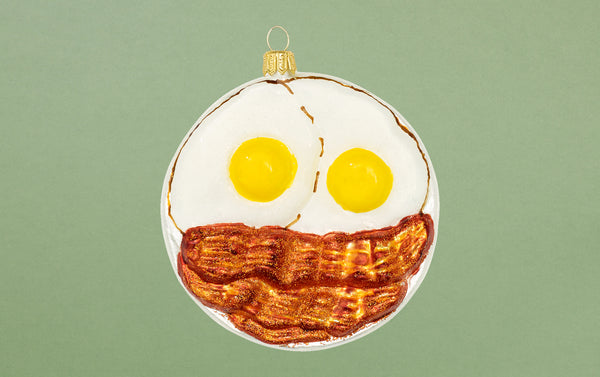 Christmas Ornament, Eggs and Bacon