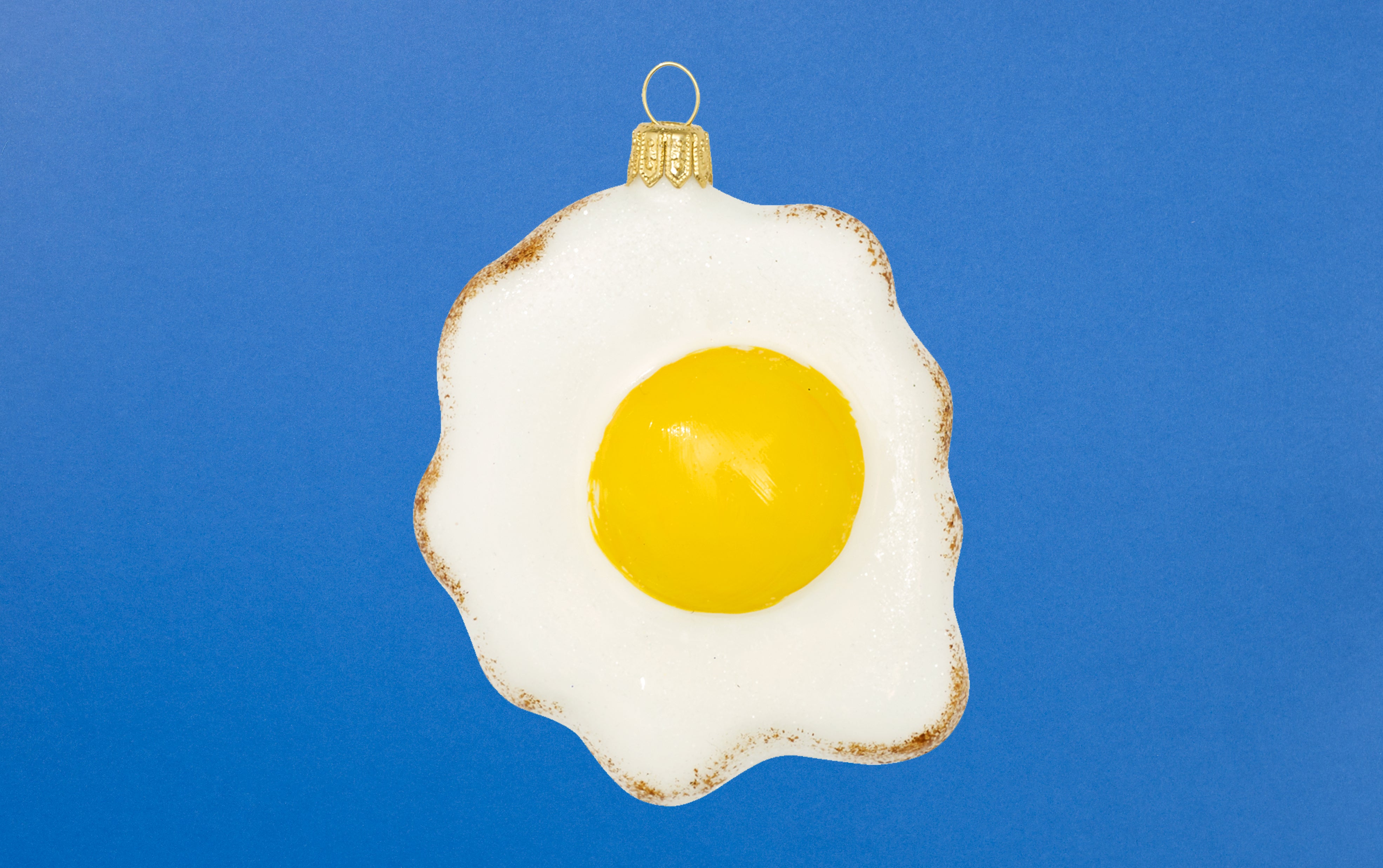 Christmas Ornament, Fried Egg