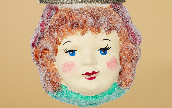 Christmas Ornament, Girl Face Lantern