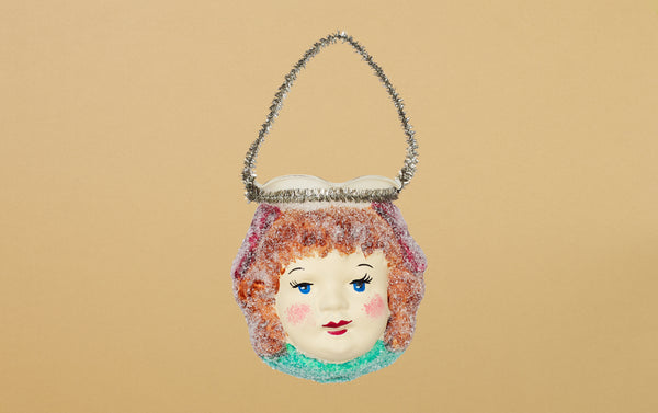 Christmas Ornament, Girl Face Lantern