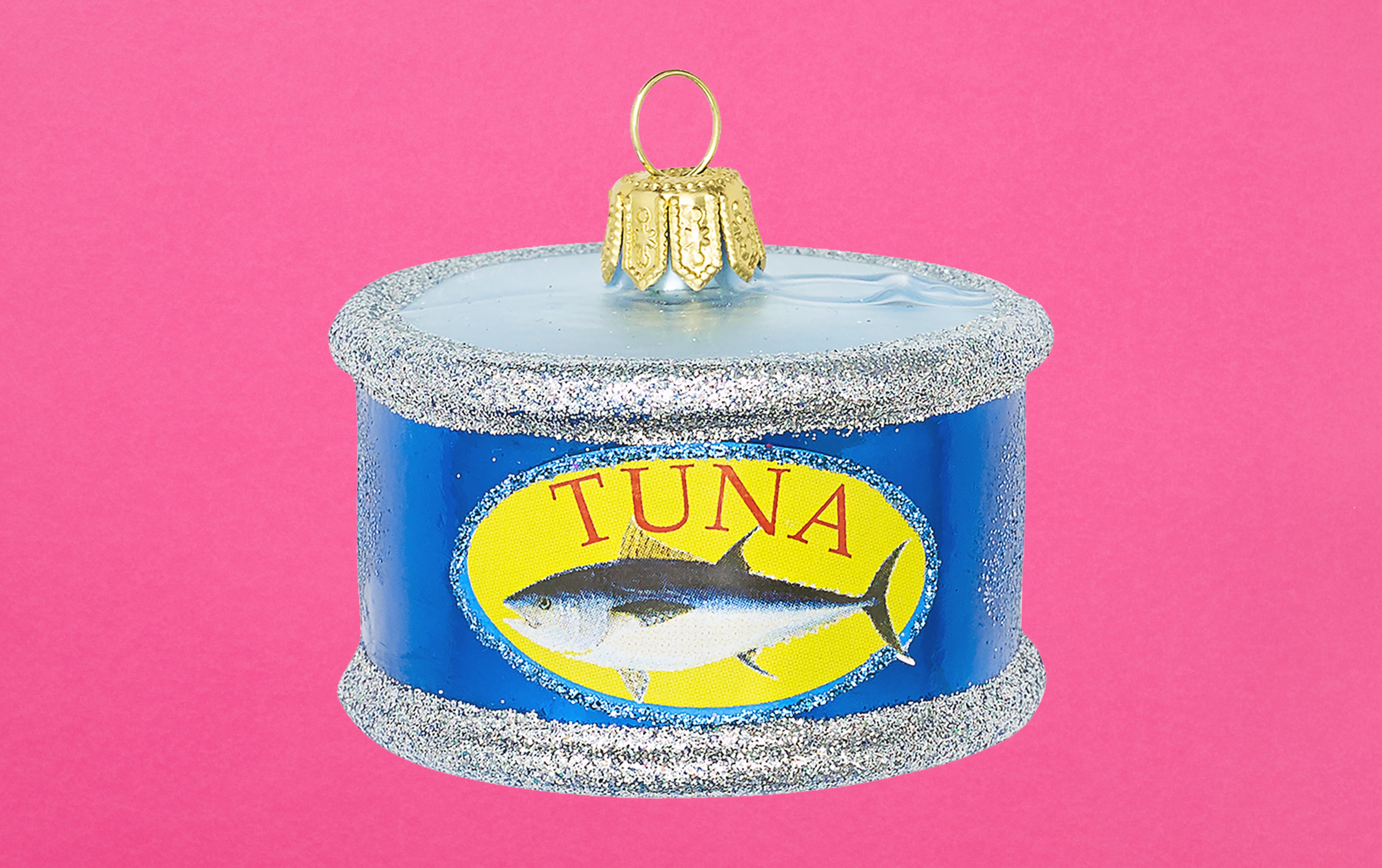 Christmas Ornament, Tuna Can