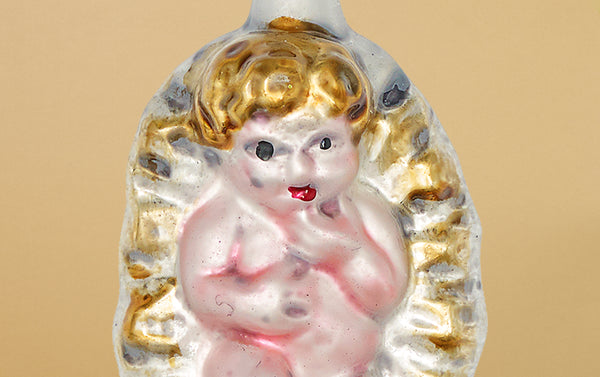 Christmas Ornament, Baby Jesus in the Manger