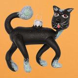 Christmas Ornament, Bendy Black Cat