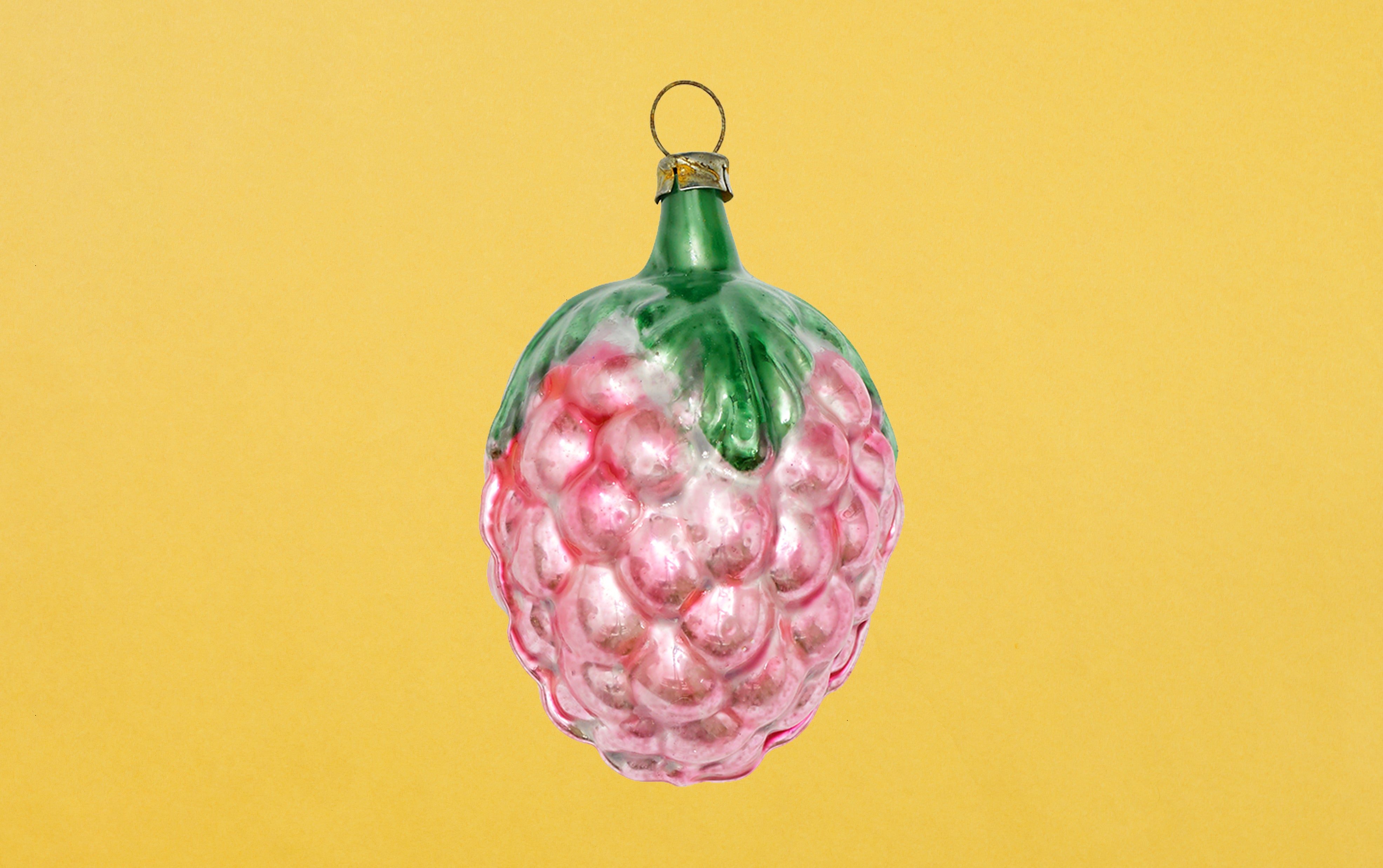 Christmas Ornament, Pink Berries