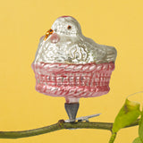 Christmas Ornament, Hen in Basket