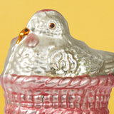 Christmas Ornament, Hen in Basket
