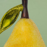 Christmas Ornament, Frosted Pear