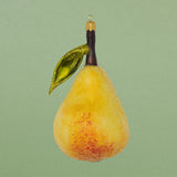 Christmas Ornament, Frosted Pear