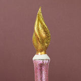 Christmas Ornament, Small Candle on Clip