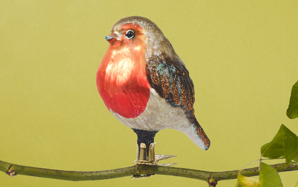 Christmas Ornament, Robin Bird