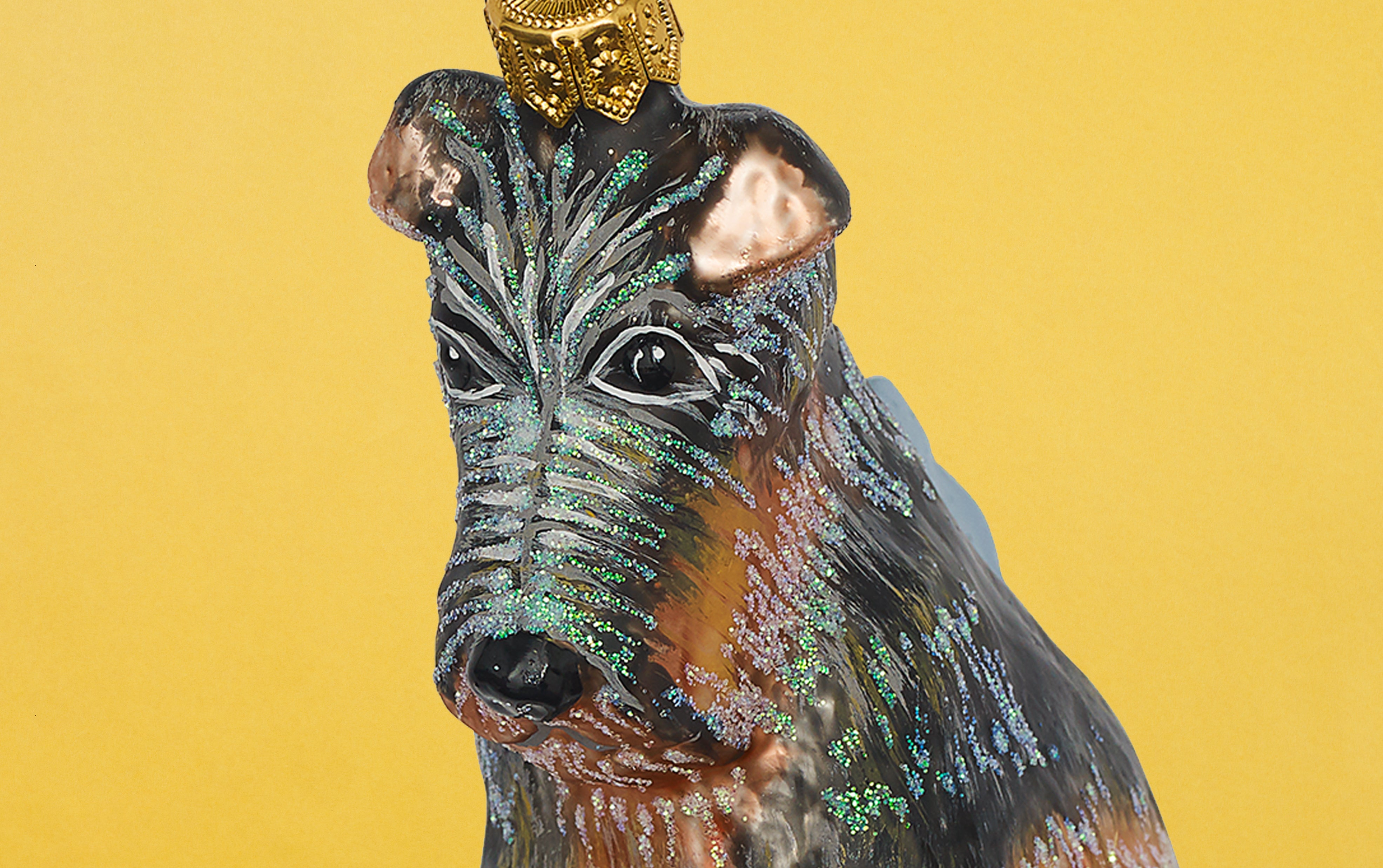 Christmas Ornament, Schnauzer Dog
