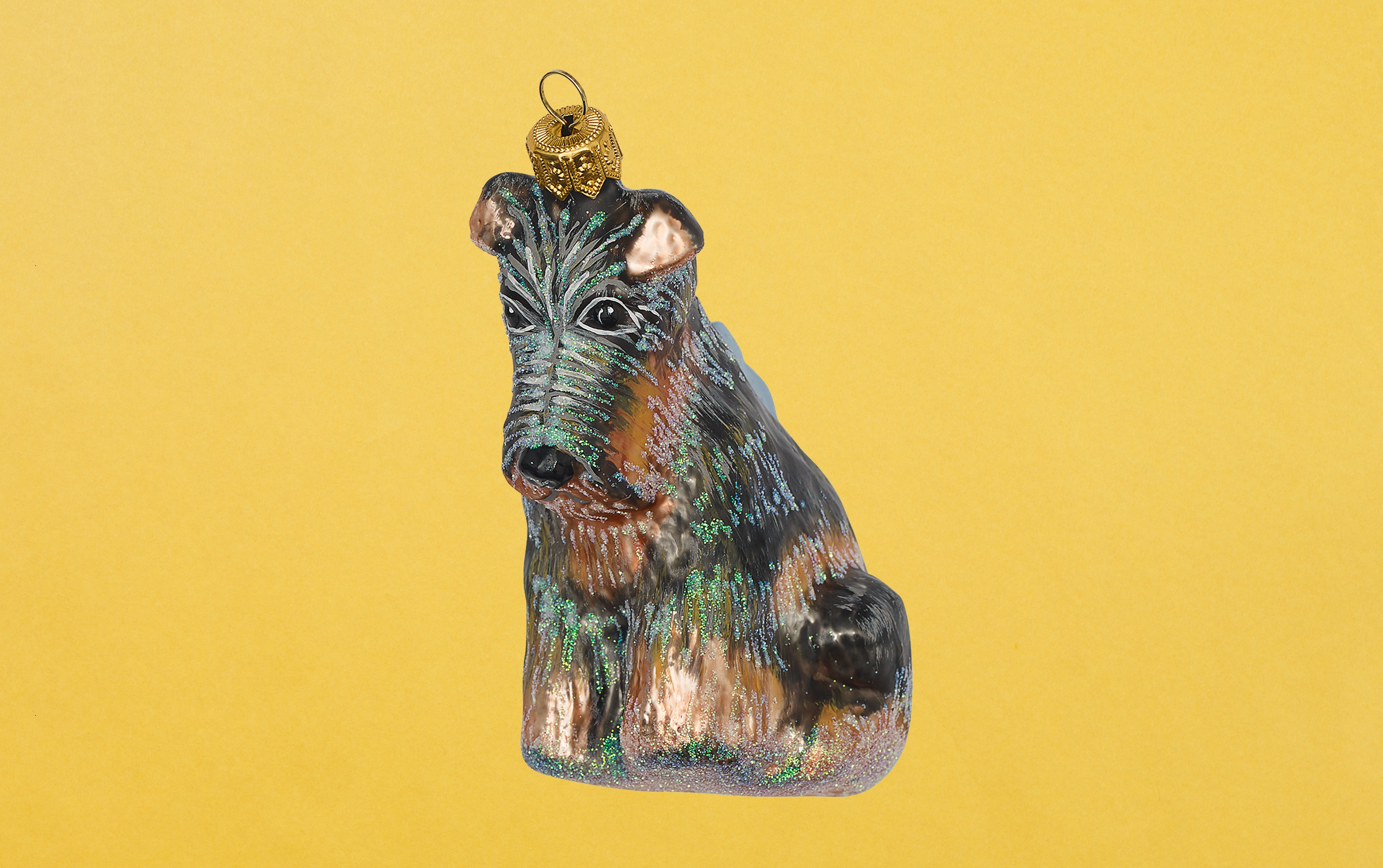 Christmas Ornament, Schnauzer Dog