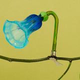 Christmas Ornament, Blue Trumpet Flower