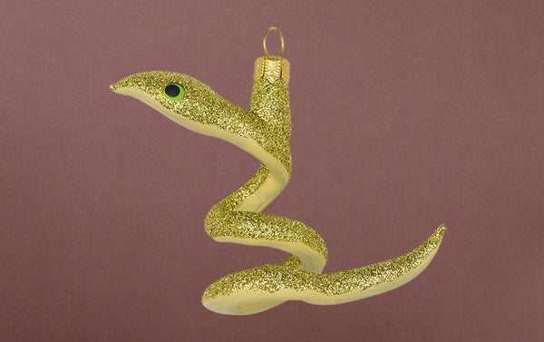 Christmas Ornament, Curly Snake