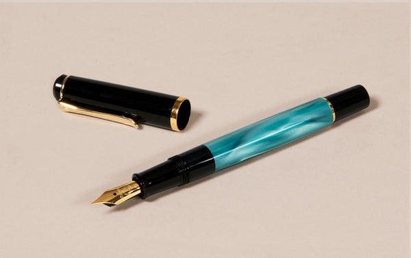 Pelikan M200 Green Marbled Fountain Pen