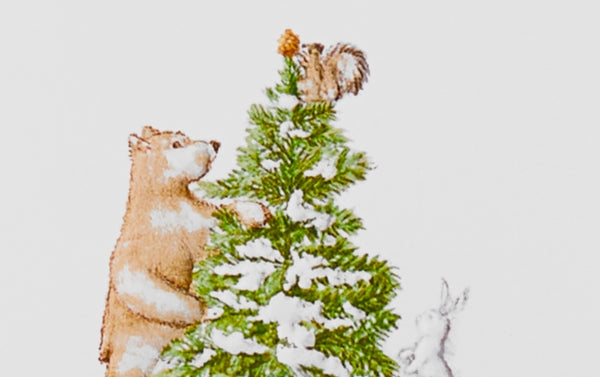 Bear's Forest Christmas Greeting Card