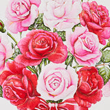 Embossed Bunch of Roses Greeting Card