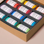 Close up of the pastels to better showcase colours