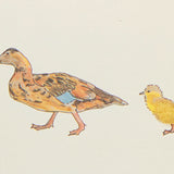 Set of 4 Woolly Animals Mini Cards, Farmyard and friends
