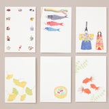 Set of 6 Japanese Folklore Postcards