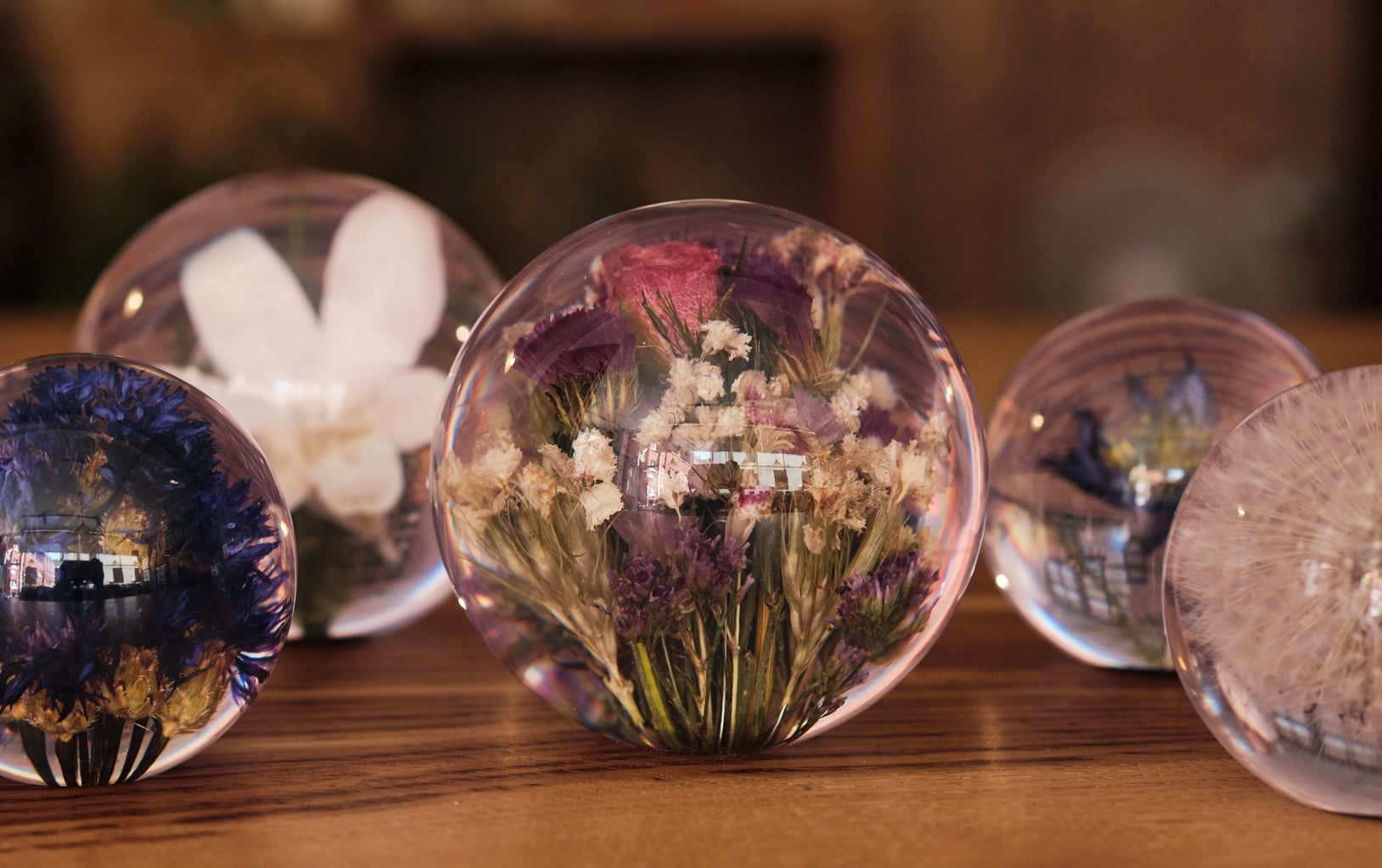 Mixed Flowers Paperweight