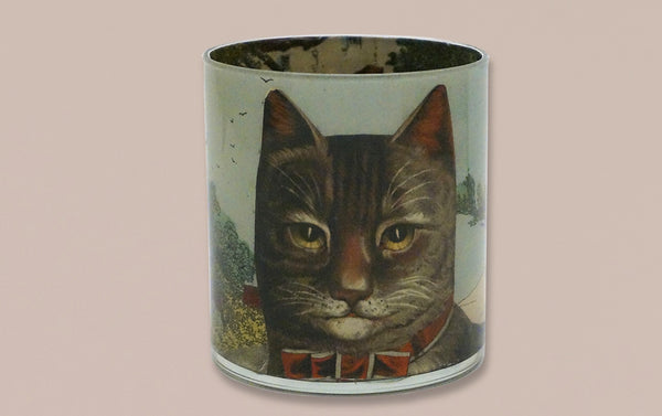 John Derian Desk Pencil Cup, Country Cat