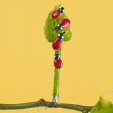 Christmas Ornament, Leaf with Ladybirds