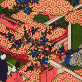 Full-Panel Chiyogami Silk Screen Print, Edo
