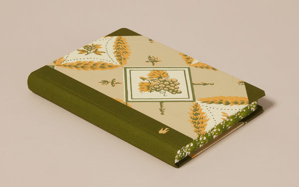 Extra-Thick "Composition Ledger" Wallpaper Collection Notebook, Green Grapes