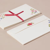 6 Embellished Summer Flower Envelopes