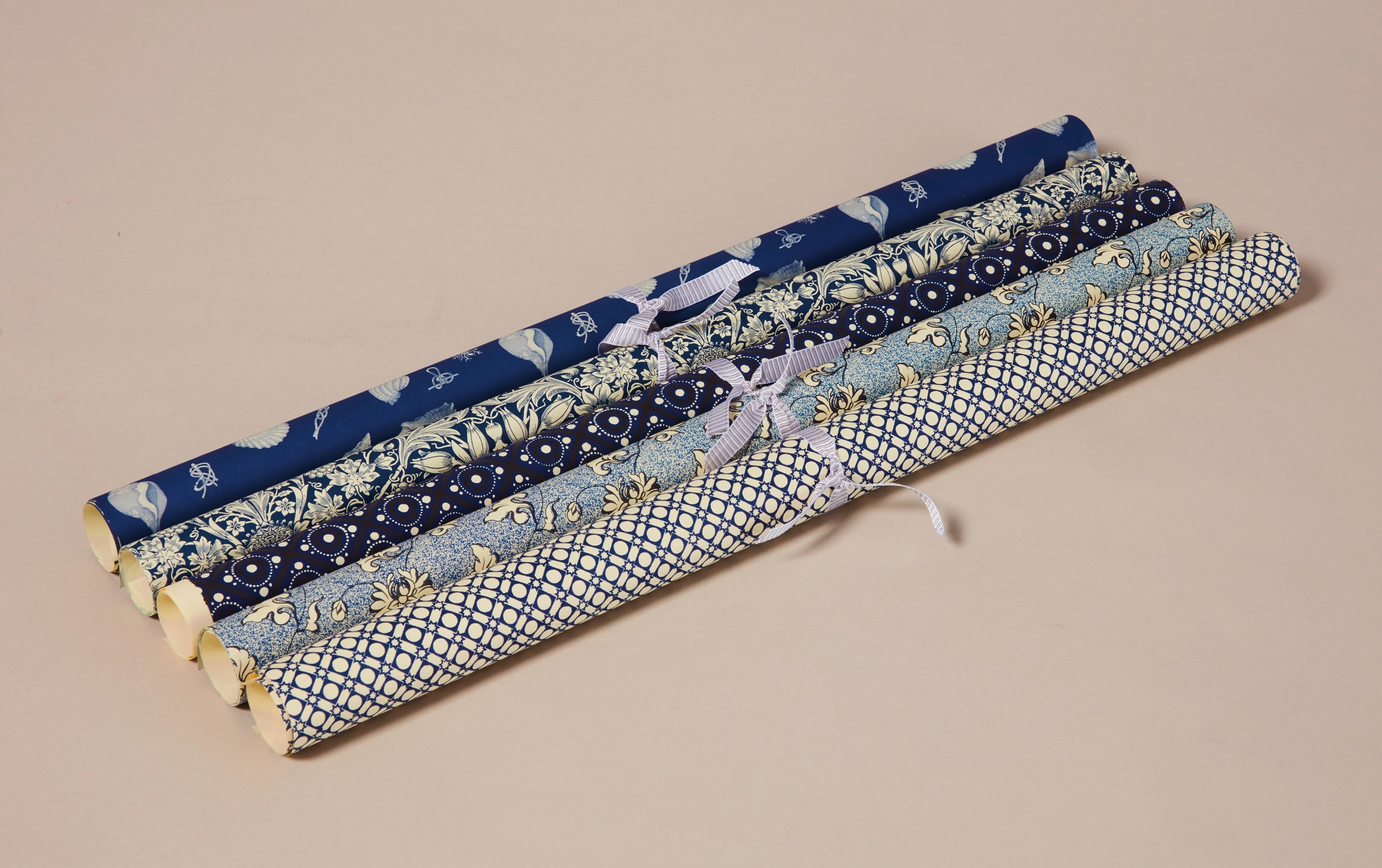 Assorted Wrapping Papers, Blues