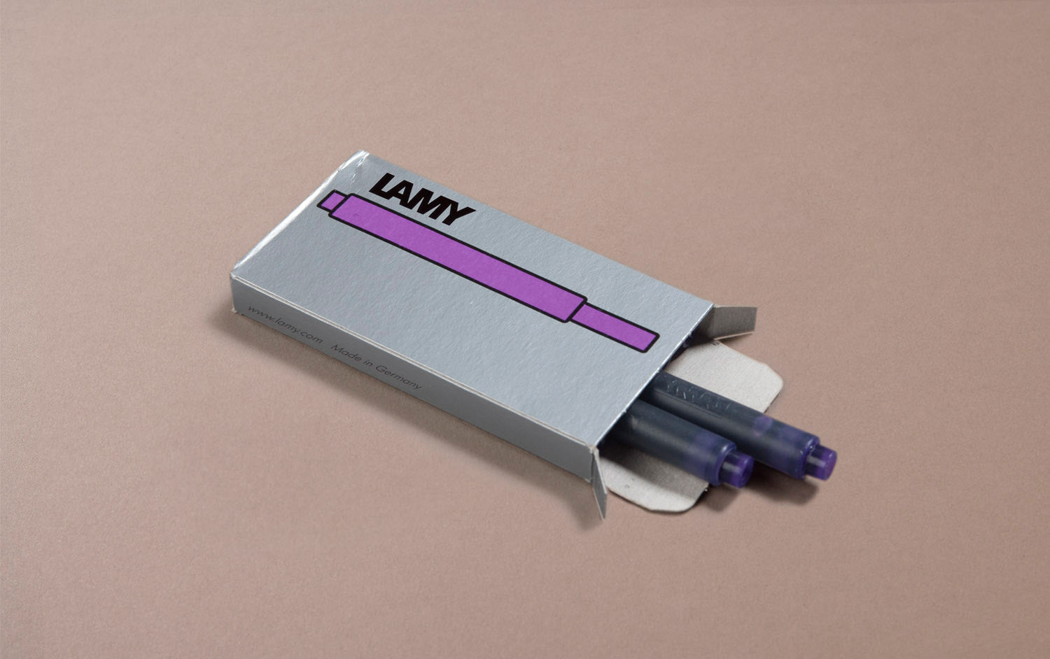 Purple Lamy 5 Pack Ink Cartridges