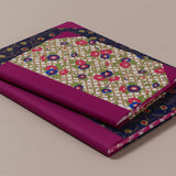 Hardback "Composition Ledger" Chiyogami Notebook, Magenta Spine
