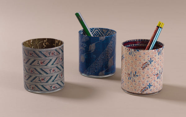 John Derian Desk Pencil Cup, pattern selection 1