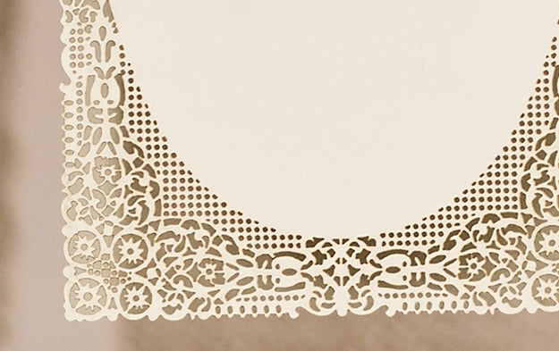 Set of 6 Lace Postcards and matching envelopes, No. 2