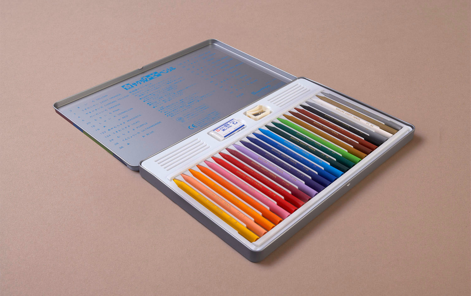 24 Colour Sakura Coupy Wax Crayons