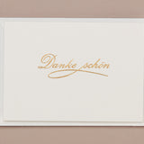 Engraved Danke Schön Greeting Card