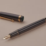 Green Pilot Custom 74 Fountain Pen, Broad Nib